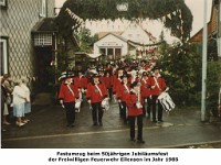 t20.15a - Feuerwehrfest 1985 - Ehrendamen mit Ehrenleutnant